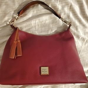 Dooney Bourke pebble leather JULLIETE hobo bag
